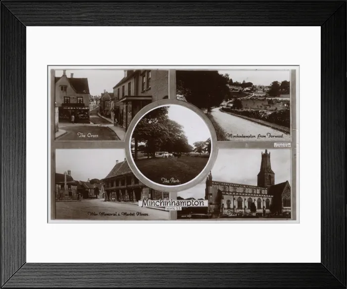 Framed Print : Minchinhampton, Gloucestershire, England - Various Sights Framed Print : Minchinhampton, Gloucestershire, England - Various Sights