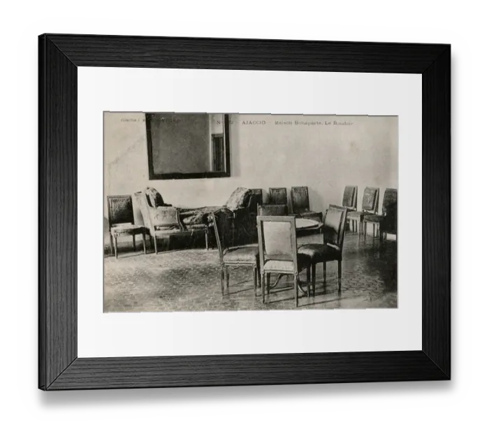 Framed Print : Ajaccio, Corsica, France, The Home of Napoleon - The Boudoir Framed Print : Ajaccio, Corsica, France, The Home of Napoleon - The Boudoir