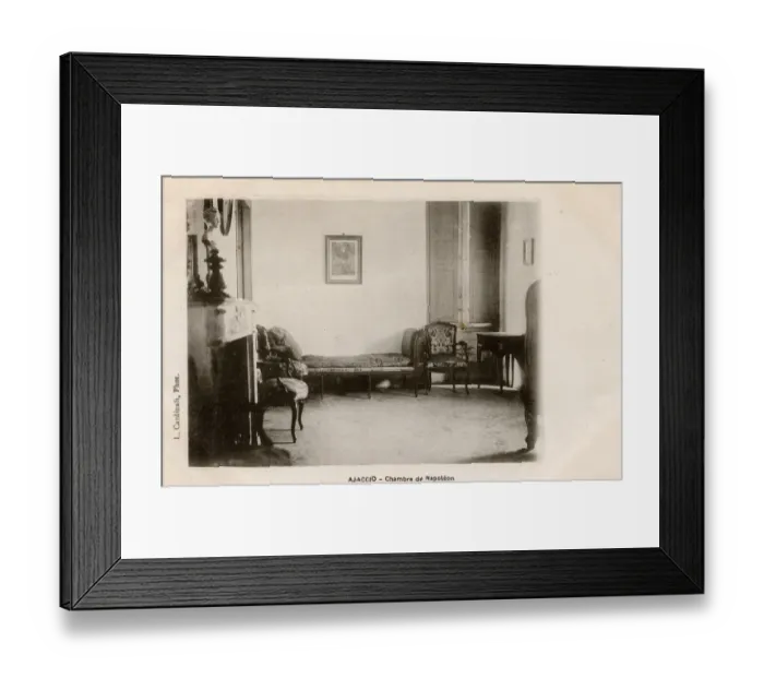 Framed Print : Ajaccio, Corsica, France, The Home of Napoleon - The Bedroom Framed Print : Ajaccio, Corsica, France, The Home of Napoleon - The Bedroom