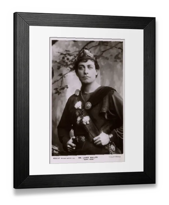 Framed Print : Lewis Waller - English actor-manager in role of Robin Hood Framed Print : Lewis Waller - English actor-manager in role of Robin Hood