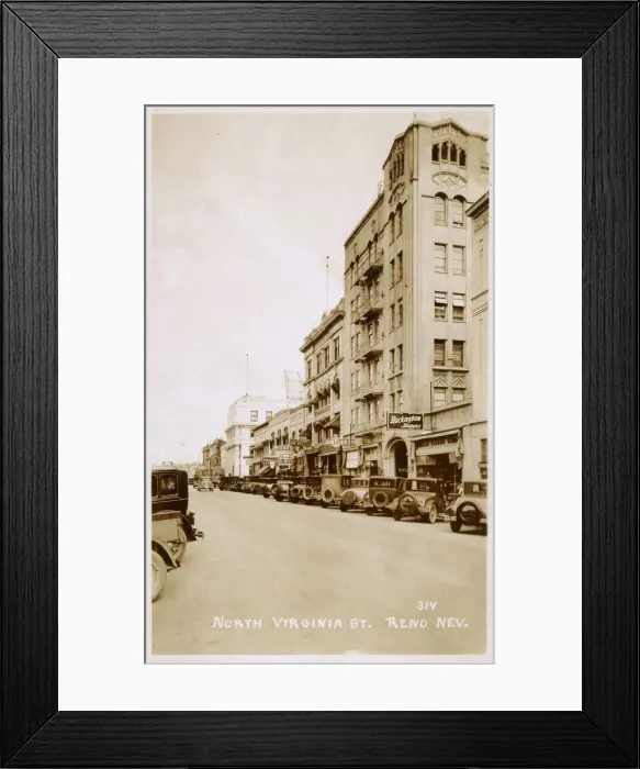 Framed Print : Nevada, USA - Reno - North Virginia Street Framed Print : Nevada, USA - Reno - North Virginia Street