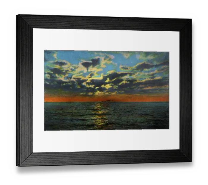 Framed Print : Cleveland, Ohio, USA - Sunset on Lake Erie Framed Print : Cleveland, Ohio, USA - Sunset on Lake Erie