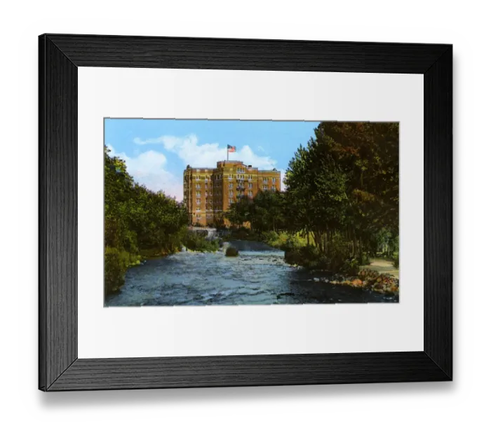 Framed Print : Reno, Nevada, USA - Wingfield Park and Riverside Hotel Framed Print : Reno, Nevada, USA - Wingfield Park and Riverside Hotel