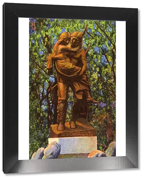 Minneapolis, Minnesota, USA - Hiawatha and Minnehaha Statue