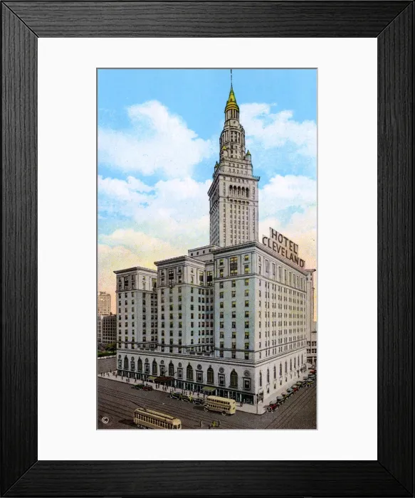 Framed Print : Cleveland, Ohio, USA - Hotel Cleveland Framed Print : Cleveland, Ohio, USA - Hotel Cleveland