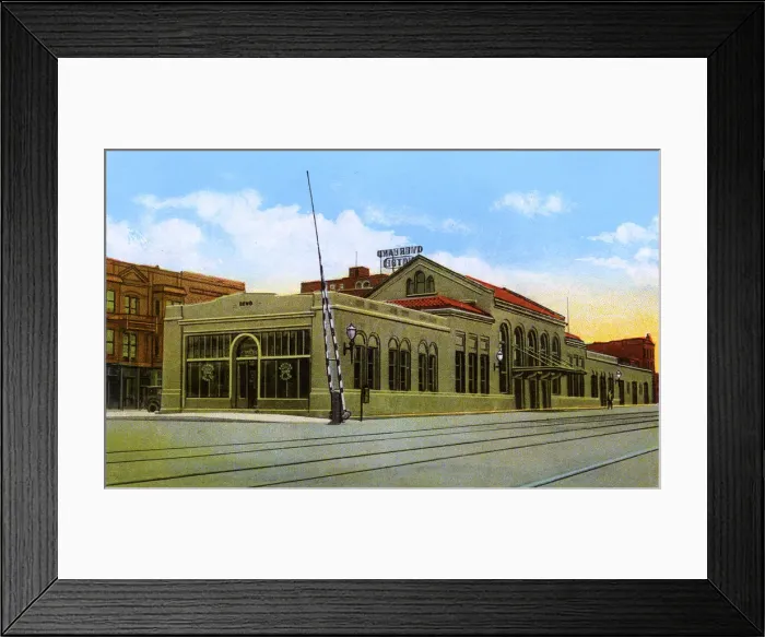 Framed Print : Reno, Nevada, USA - Southern Pacific Depot Framed Print : Reno, Nevada, USA - Southern Pacific Depot