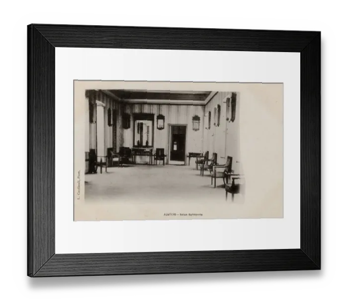 Framed Print : Ajaccio, Corsica, France, The Home of Napoleon - The Salon Framed Print : Ajaccio, Corsica, France, The Home of Napoleon - The Salon