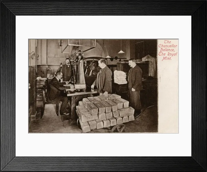 Framed Print : The Royal Mint - The Chancellor Balance Framed Print : The Royal Mint - The Chancellor Balance