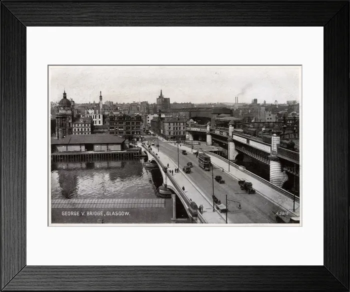 Framed Print : Glasgow, Scotland - George V Bridge Framed Print : Glasgow, Scotland - George V Bridge