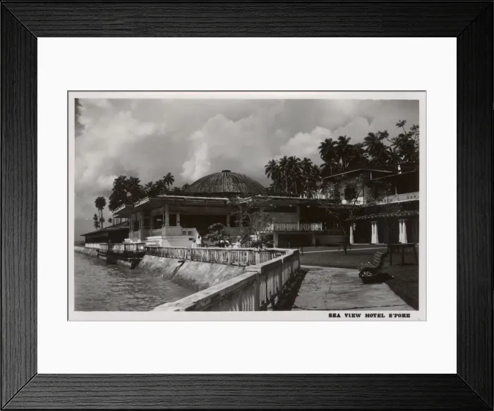 Framed Print : Singapore - Sea View Hotel Framed Print : Singapore - Sea View Hotel