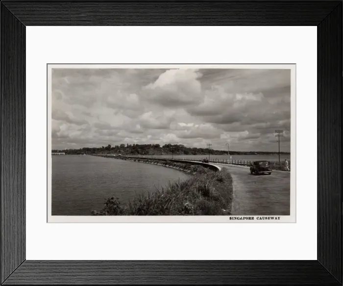 Framed Print : Singapore - The Causeway Framed Print : Singapore - The Causeway