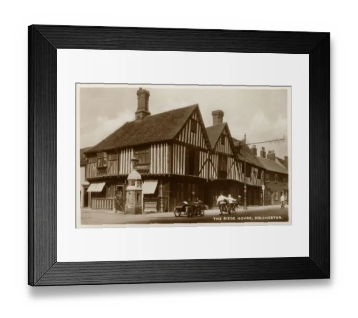 Framed Print : Colchester, Essex, England - The Siege House Framed Print : Colchester, Essex, England - The Siege House