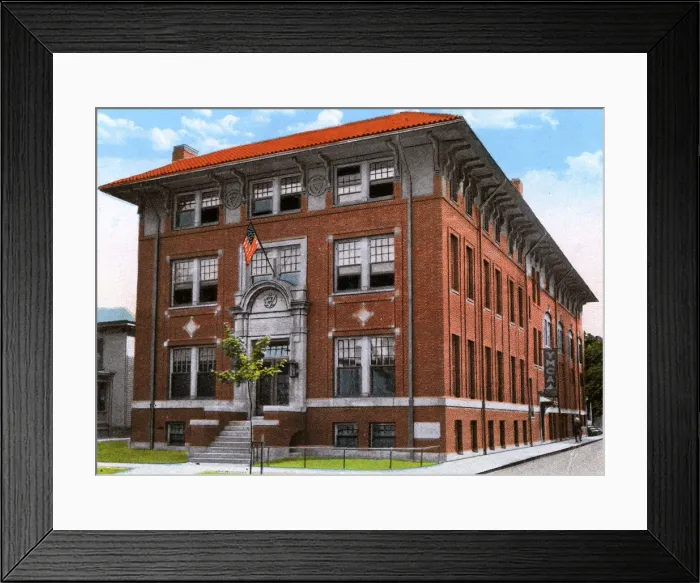 Framed Print : Ashtabula, Ohio, USA - YMCA Building Framed Print : Ashtabula, Ohio, USA - YMCA Building
