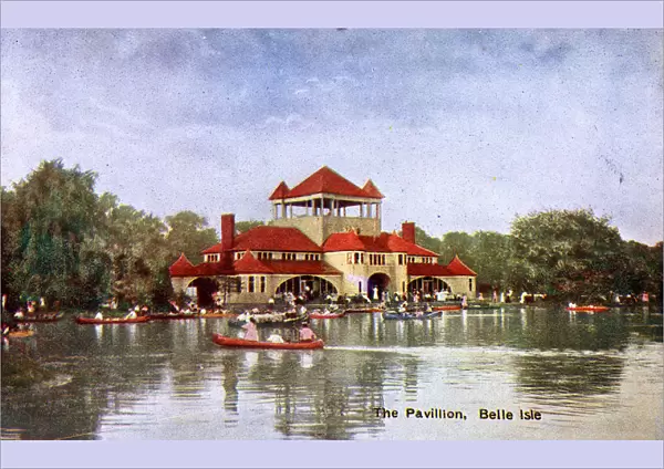 Detroit, Michigan, USA - Belle Isle - The Pavilion