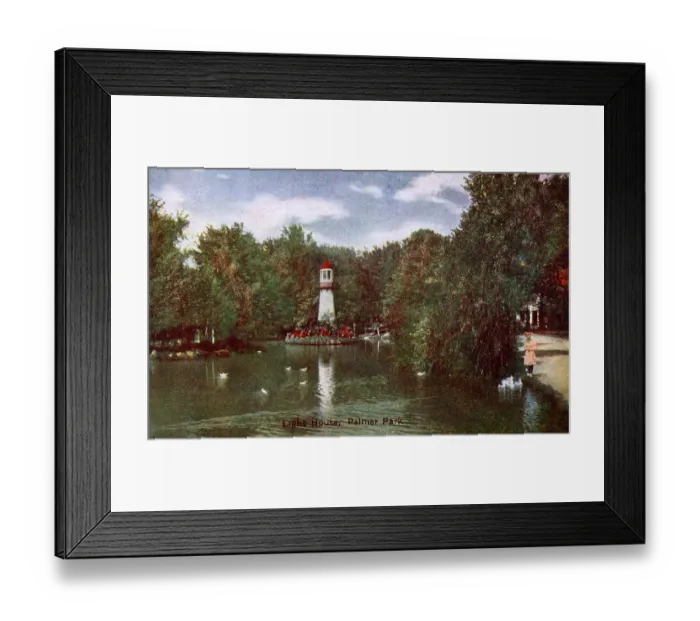 Framed Print : Detroit, Michigan, USA - Lighthouse at Palmer Park Framed Print : Detroit, Michigan, USA - Lighthouse at Palmer Park