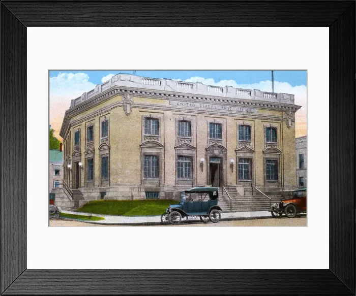 Framed Print : Ashtabula, Ohio, USA - Post Office Framed Print : Ashtabula, Ohio, USA - Post Office