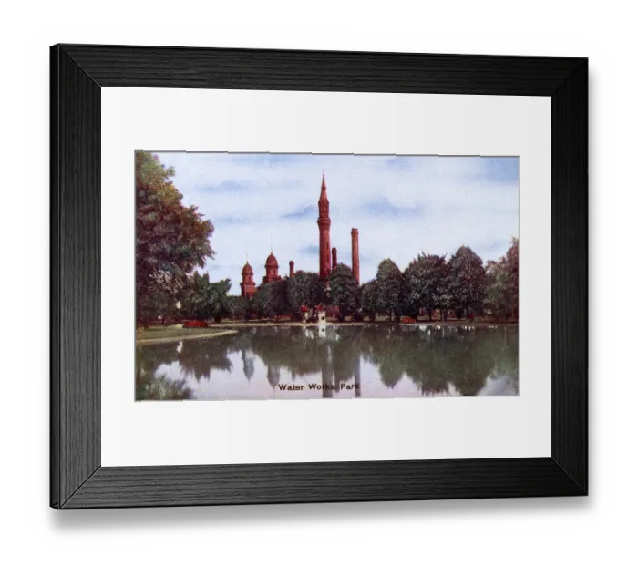 Framed Print : Detroit, Michigan, USA - Water Works Park Framed Print : Detroit, Michigan, USA - Water Works Park