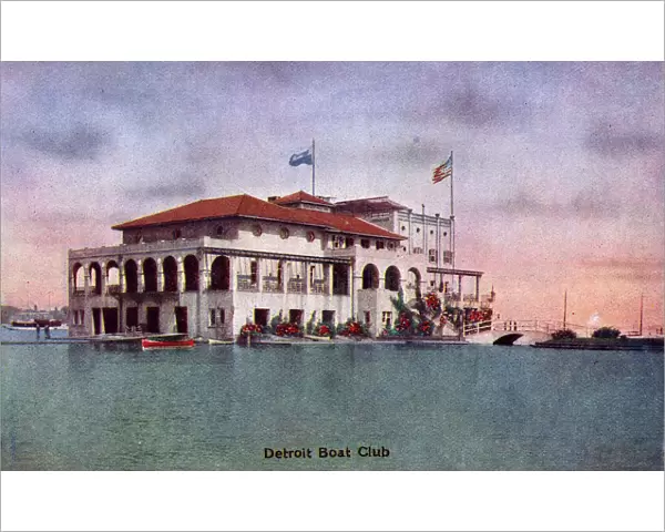 Detroit, Michigan, USA - Boat Club - Clubhouse