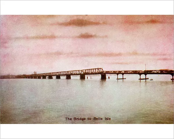 Detroit, Michigan, USA - The Bridge to Belle Isle