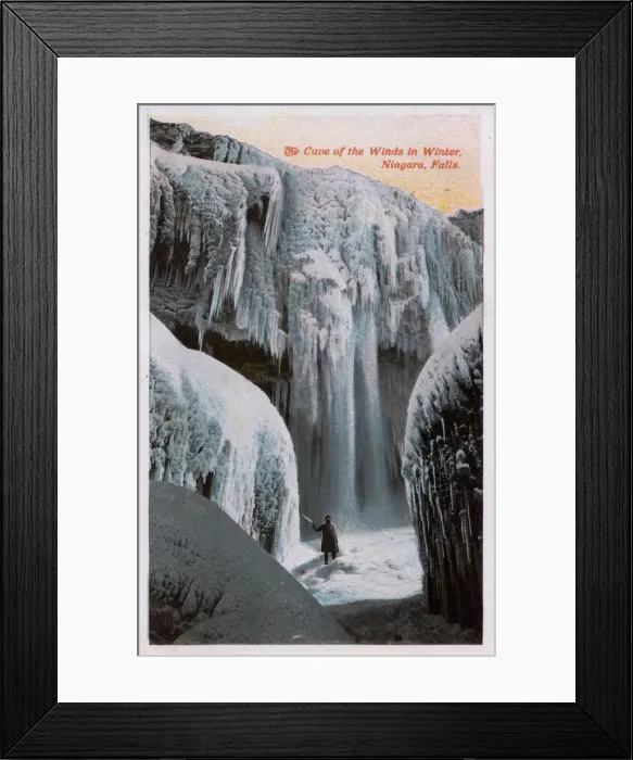 Framed Print : Niagara Falls, USA - The Cave of the Winds in Winter Framed Print : Niagara Falls, USA - The Cave of the Winds in Winter