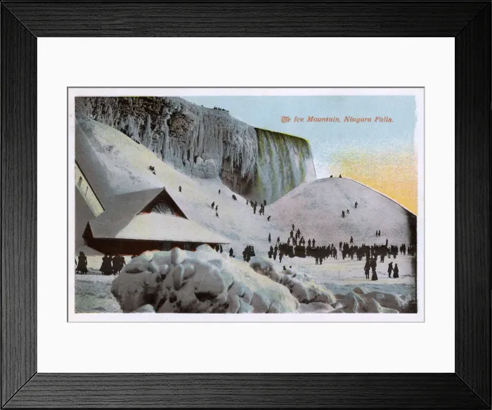 Framed Print : Niagara Falls, USA - The Ice Mountain Framed Print : Niagara Falls, USA - The Ice Mountain