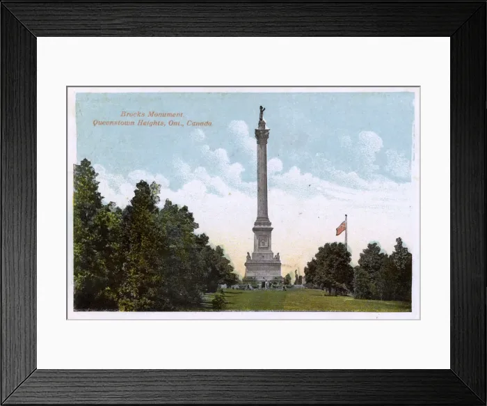 Framed Print : Brocks Monument, Queenstown Heights, Ontario, Canada Framed Print : Brocks Monument, Queenstown Heights, Ontario, Canada