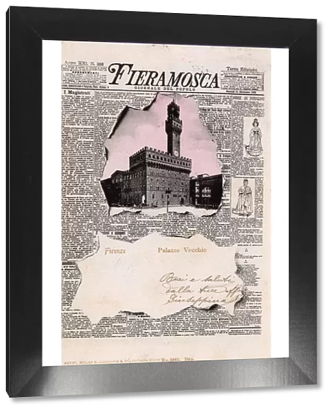 Florence - Italy - Palazzo Vecchio - Newspaper design