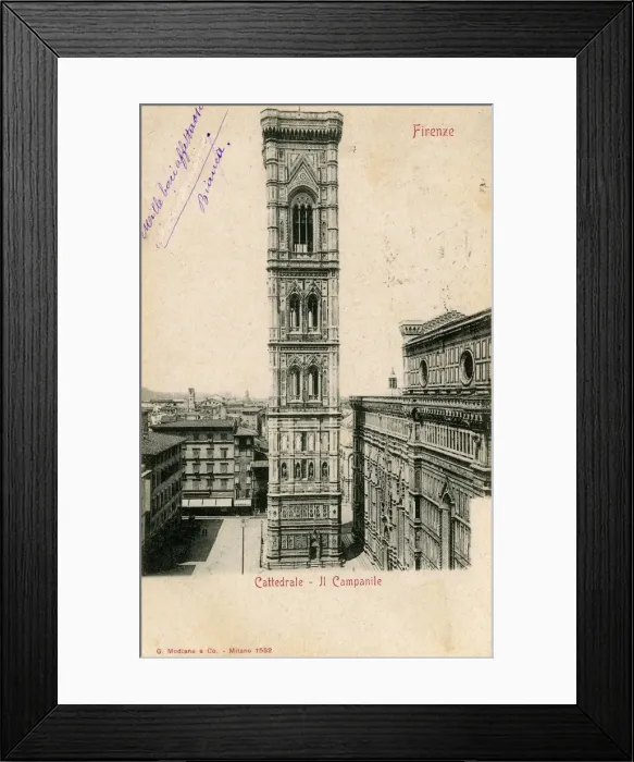 Framed Print : Florence - Italy - Campanile of the Duomo Framed Print : Florence - Italy - Campanile of the Duomo