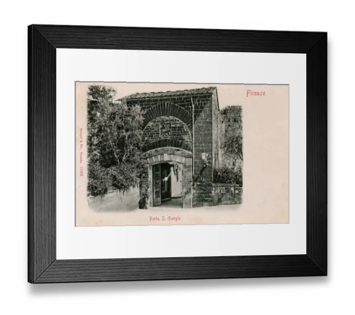 Framed Print : Florence - Italy - Porta San Giorgio Framed Print : Florence - Italy - Porta San Giorgio