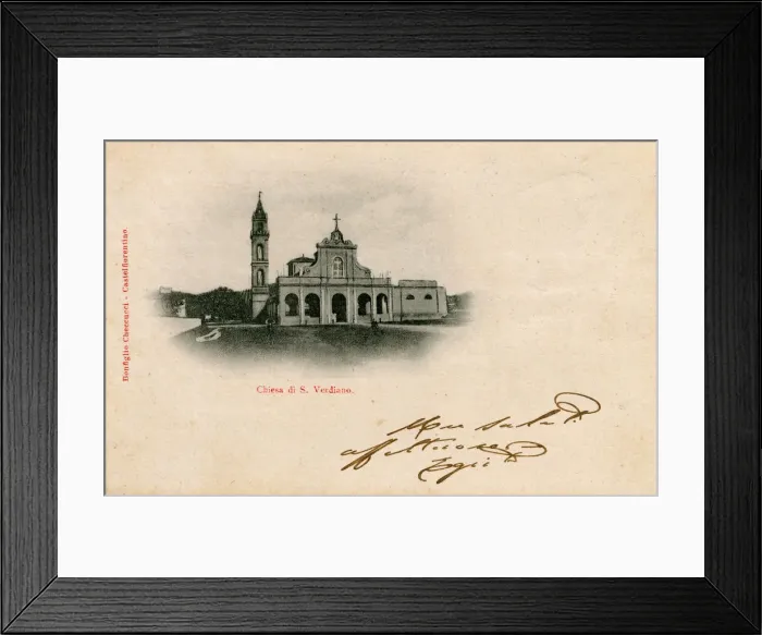 Framed Print : Castelfiorentino, Tuscany, Italy - Chiesa di S. Verdiano