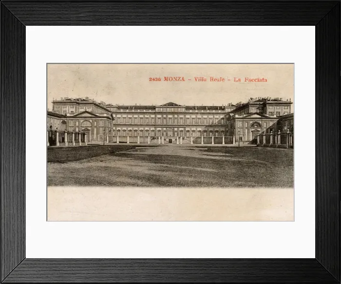 Framed Print : Monza, Lombardy, Italy - Facade of the Royal Villa of Monza Framed Print : Monza, Lombardy, Italy - Facade of the Royal Villa of Monza