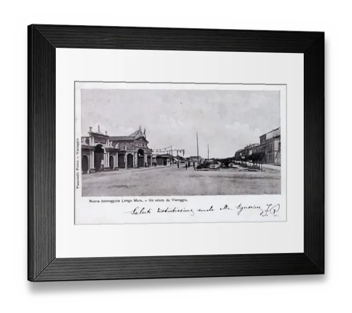 Framed Print : Viareggio, Italy - nuova passeggiata Lungo Mare Framed Print : Viareggio, Italy - nuova passeggiata Lungo Mare