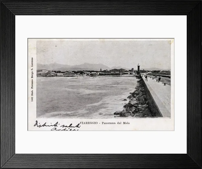 Framed Print : Viareggio, Italy - Panorama from the Pier Framed Print : Viareggio, Italy - Panorama from the Pier