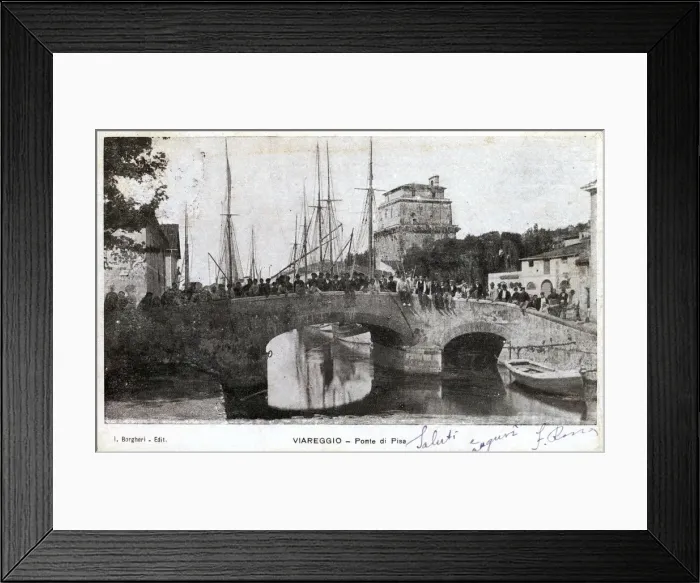Framed Print : Viareggio, Italy - Ponte di Pisa (Pisa Bridge) Framed Print : Viareggio, Italy - Ponte di Pisa (Pisa Bridge)