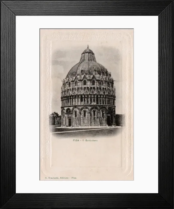 Framed Print : The Pisa Baptistery of St. John - Tuscany, Italy Framed Print : The Pisa Baptistery of St. John - Tuscany, Italy