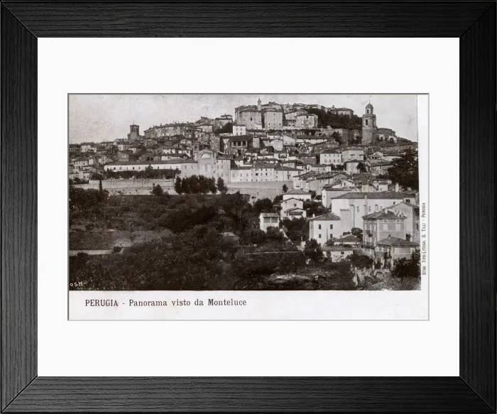Framed Print : Perugia, Italy - Panoramic view of Monteluce Hill Framed Print : Perugia, Italy - Panoramic view of Monteluce Hill