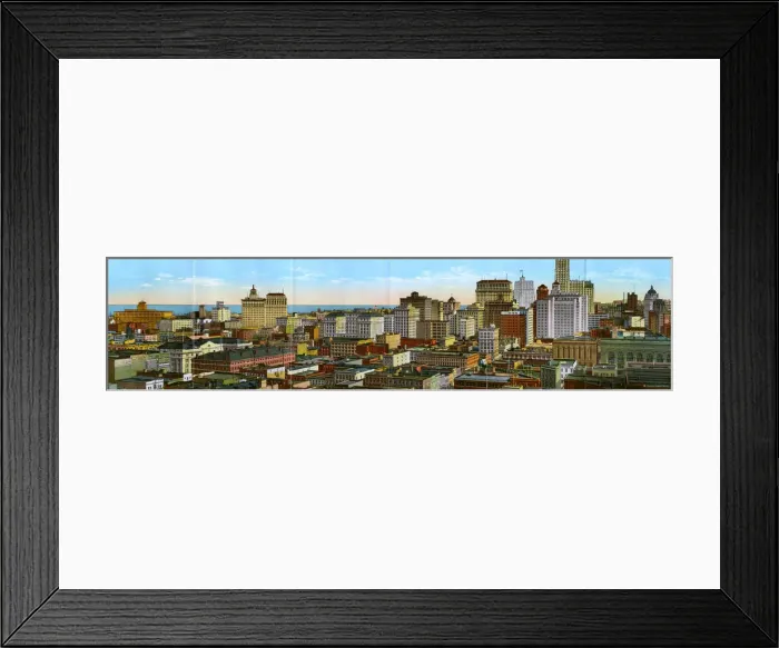 Framed Print : San Francisco, California, USA - Skyline of Business section Framed Print : San Francisco, California, USA - Skyline of Business section