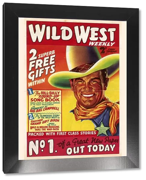 The front cover of Wild West Weekly