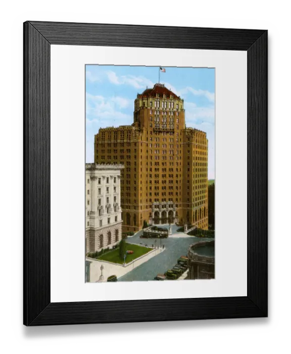 Framed Print : San Francisco, California, USA - Mark Hopkins Hotel Framed Print : San Francisco, California, USA - Mark Hopkins Hotel