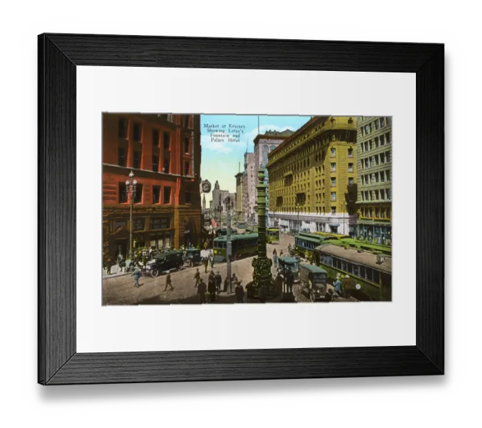 Framed Print : San Francisco, California, USA - Market at Kearney Framed Print : San Francisco, California, USA - Market at Kearney