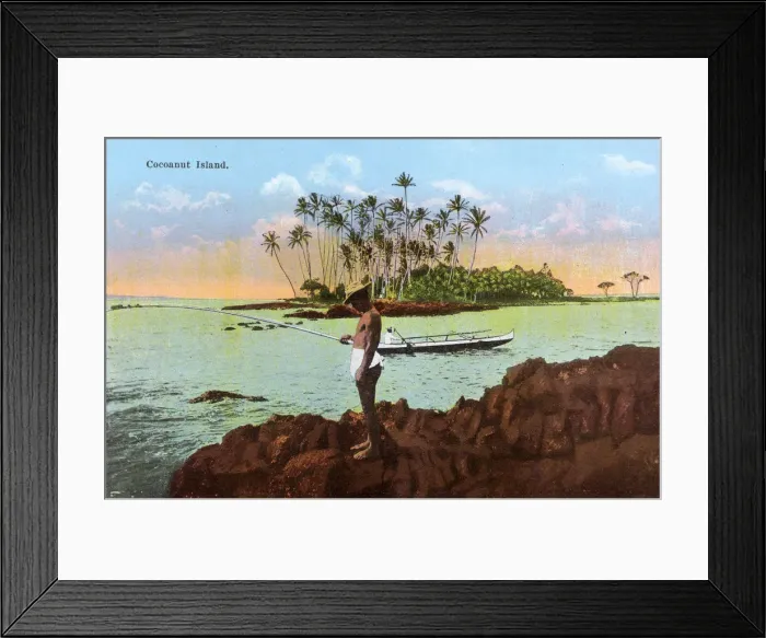 Framed Print : Hawaiian Islands, USA - Coconut Island Framed Print : Hawaiian Islands, USA - Coconut Island