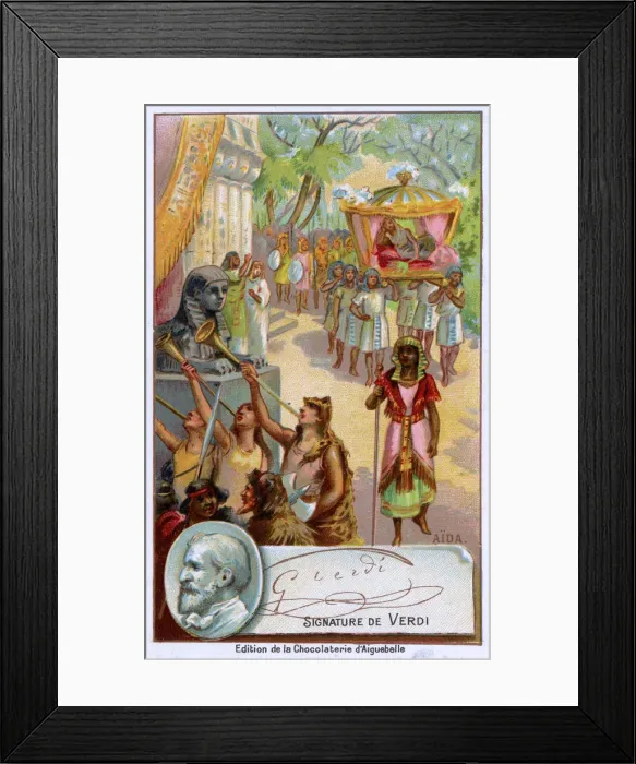 Framed Print : Scene from the opera Aida by Giuseppe Verdi Framed Print : Scene from the opera Aida by Giuseppe Verdi