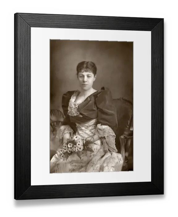 Framed Print : Miss Fanny Brough - French-born British Stage Actress Framed Print : Miss Fanny Brough - French-born British Stage Actress