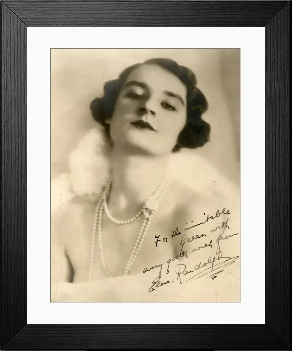 Framed Print : Elsie Randolph (19041982), English actress, singer, dancer Framed Print : Elsie Randolph (19041982), English actress, singer, dancer