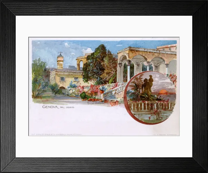 Framed Print : Italy - Genoa, Palazzo Doria Framed Print : Italy - Genoa, Palazzo Doria