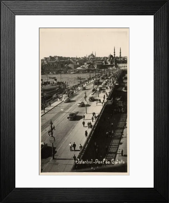 Framed Print : Istanbul, Turkey - Galata Bridge Framed Print : Istanbul, Turkey - Galata Bridge
