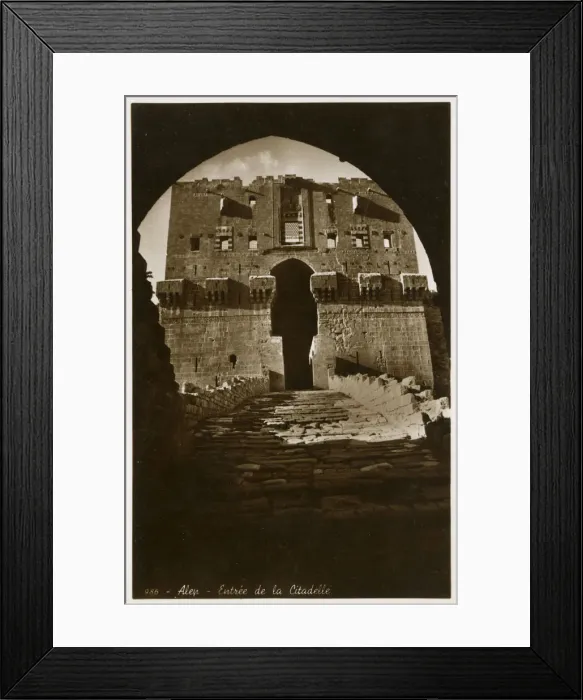 Framed Print : Aleppo, Syria - Entrance to the Citadel Framed Print : Aleppo, Syria - Entrance to the Citadel