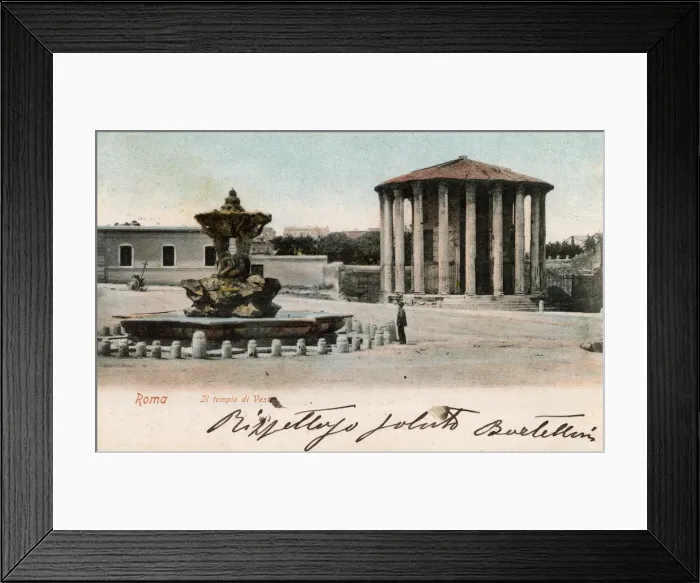 Framed Print : The Temple of Vesta in the old Forum Boarium in Rome Framed Print : The Temple of Vesta in the old Forum Boarium in Rome