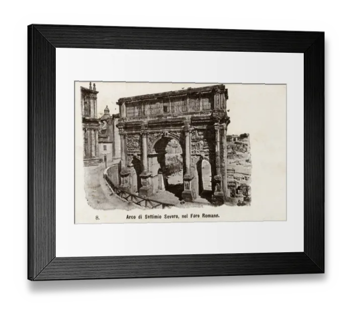 Framed Print : Triumphal Arch of Septimus Severus - Roman Forum Framed Print : Triumphal Arch of Septimus Severus - Roman Forum