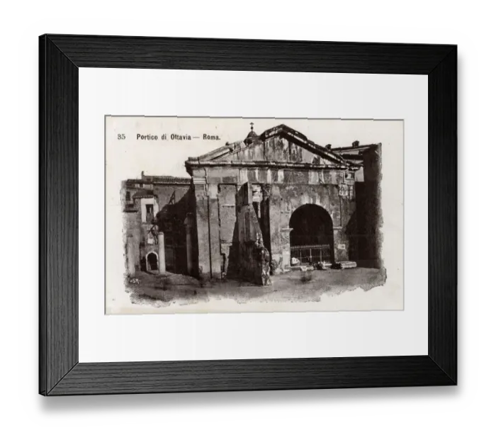 Framed Print : Porticus Octaviae - Rome, Italy Framed Print : Porticus Octaviae - Rome, Italy